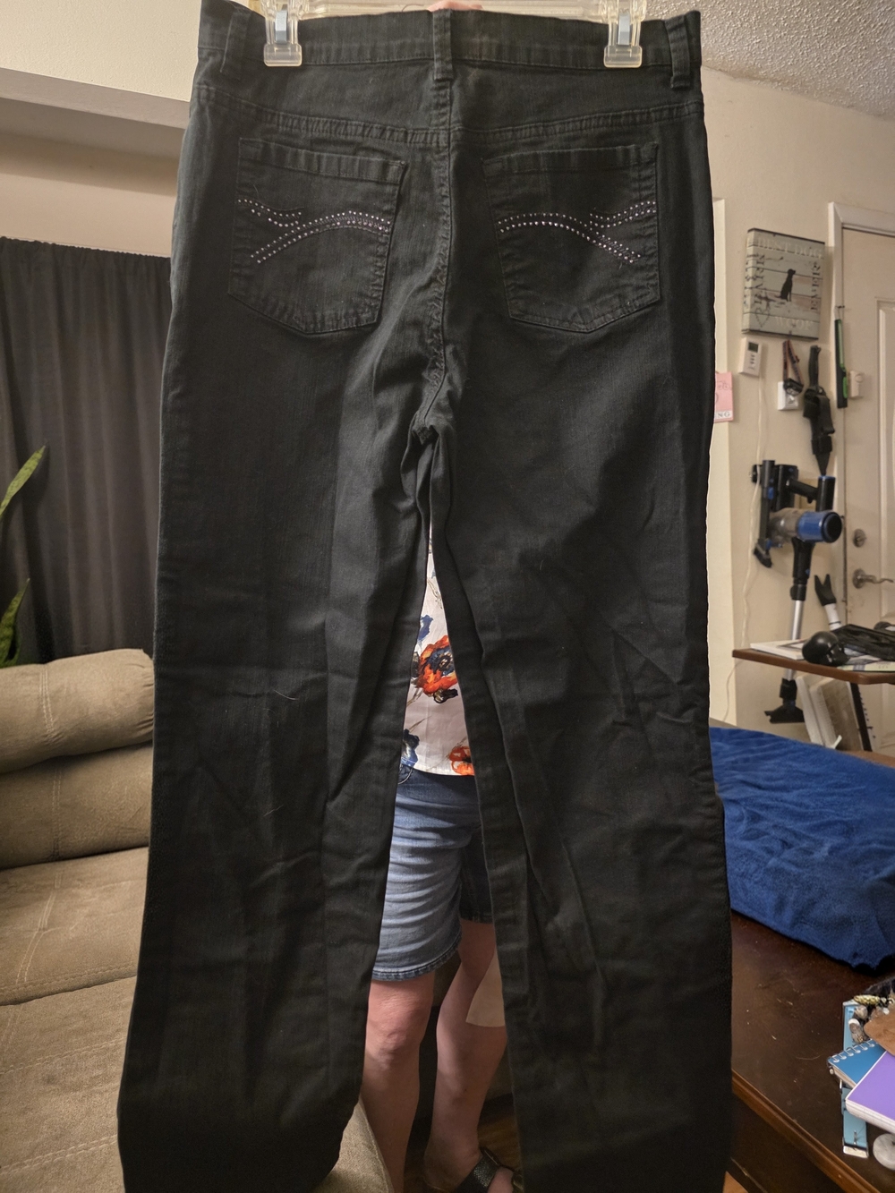 Size 10 Gloria Vanderbilt Black High-Waisted Jeans
